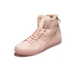 Dc Retro High Top Plus Velvet Casual Trendy sko