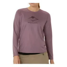 Fujitral Logo Langermet T-skjorte «Dusty Mauve»