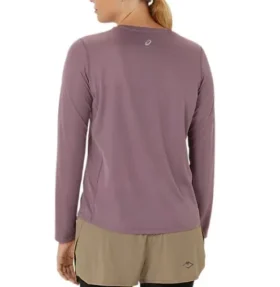 Fujitral Logo Langermet T-skjorte «Dusty Mauve»