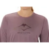 Fujitral Logo Langermet T-skjorte «Dusty Mauve»