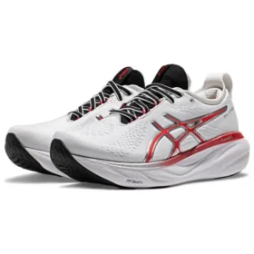 Gel-Nimbus 25 «White Classic Red»