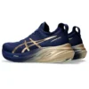 Gel-Nimbus 26-joggesko «Navy Silver Gold»