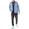 Lite Show løpejakke «Denim Blue»