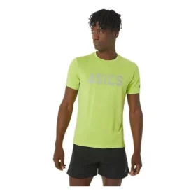 Logo Heather Dry T-skjorte «Lime Zest»