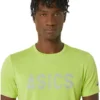 Logo Heather Dry T-skjorte «Lime Zest»