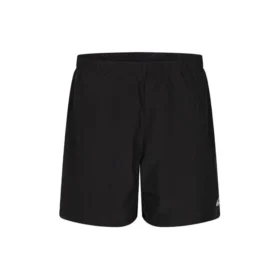 Shorts med logo og glidelåslomme bak «Black»
