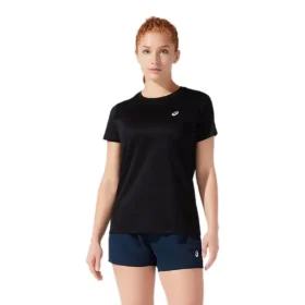 Sølvfarget kortærmet topp «Performance Black»