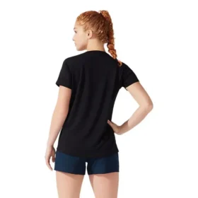 Sølvfarget kortærmet topp «Performance Black»