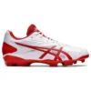 Star Shine III Baseball Point Spike-sko «White Red»