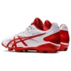 Star Shine III Baseball Point Spike-sko «White Red»