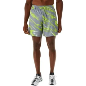 Suminigashi-mønster 7IN-shorts «Grey Green»