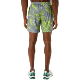 Suminigashi-mønster 7IN-shorts «Grey Green»