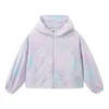 Tie Dye-jakke med hette «Multi-color»