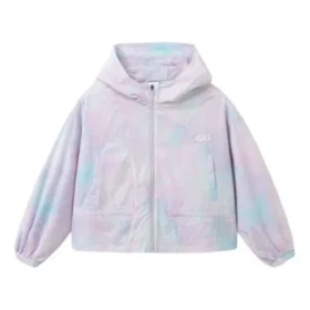 Tie Dye-jakke med hette «Multi-color»