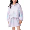 Tie Dye-jakke med hette «Multi-color»