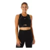 Trenings-BH med mesh-paneler «Black»