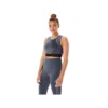 Trenings-BH med mesh-paneler «Carrier Grey»